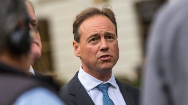Health Minister Greg Hunt has been under pressure to rewrite the My Health Record legislation.