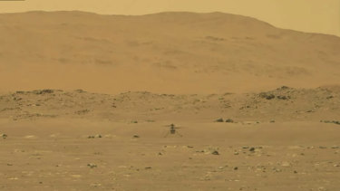 Nasa's mars ingenuity helicopter achieves first powered, controlled flight on another planet. NASA's Mars helicopter Ingenuity takes flight, a first for ...