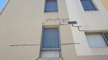 Defects in a Sydney building.