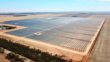 Gannawarra Solar Farm in western Victoria, was one of the plants to have its output cut in half in September 2019 by AEMO.