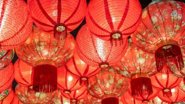 In Chinese tradition, red is one of the luckiest colours. Sydney Lunar Festival curator Valerie Khoo says decorations are one of the most important parts of the celebration.