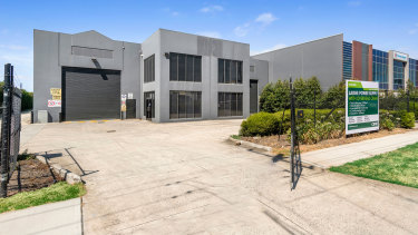 The office/warehouse at 43 Jesica Road in Campbellfield.