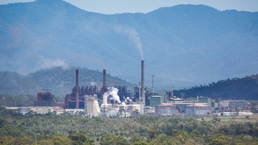 Clive Palmer’s Queensland Nickel refinery, about 25 kilometres north-west of Townsville.