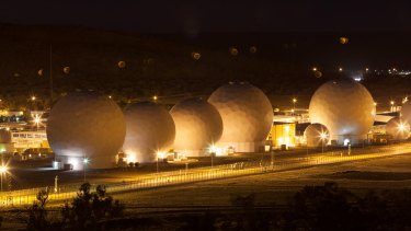 The secretive Pine Gap facility, photographed in 2016.