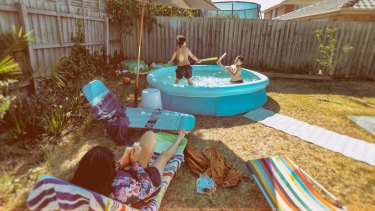 backyard temporary pool