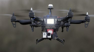 Drones would hover over crowds at major events under Victoria Police's counter-terrorism plan. 