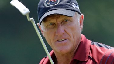 Greg Norman likened the hitting a golf ball to being "as good as having an orgasm".