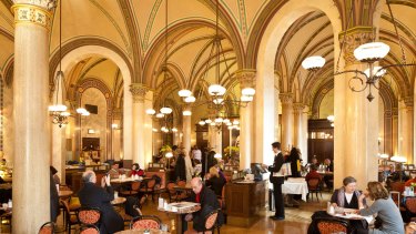 Vienna's ornate Cafe Central.