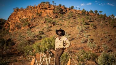 Michael Murrimal of Timber Creek at the Gregory National Park in the Victoria River Region in the Northern Territory.