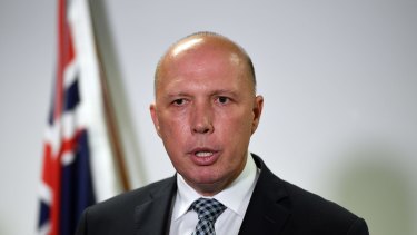 Home Affairs Minister Peter Dutton has been accused of presiding over a "black hole" of citizenship applications.