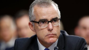 Former FBI acting director Andrew McCabe believed the agency was doing a counterintelligence review of Donald Trump's personal links to Russia.