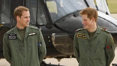 Prince William, left, will be Prince Harry's best man, returning the favour from his own wedding.