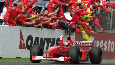 Schumacher senior is beloved from his time with Ferrari.