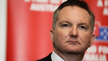 Shadow Treasurer Chris Bowen at the Australian Labor Party Conference in December. 