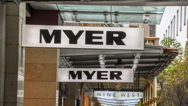 Gift cards have been rejected at Myer stores on Boxing Day. 