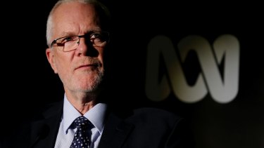Former ABC chairman Justin Milne detailed Ms Guthrie's performance review to the Senate inquiry.