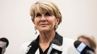 "I am preselected as the member for Curtin and it is my intention to run": former deputy Liberal leader Julie Bishop.