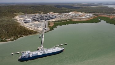 Santos's GLNG project in Queensland.