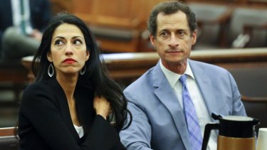 Huma Abedin, pictured with ex-husband Anthony Weiner, said she had formed a special bond with Chapman.