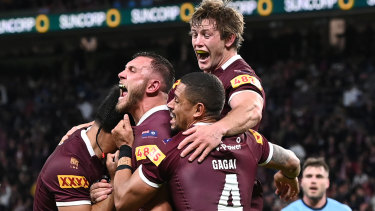 The State of Origin decider made television history.