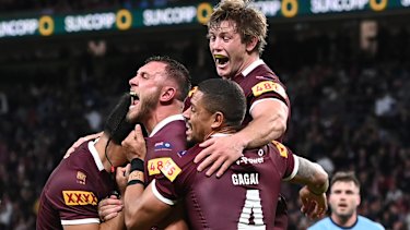 The State of Origin decider made television history.