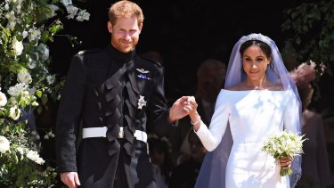 The couple on their wedding day.