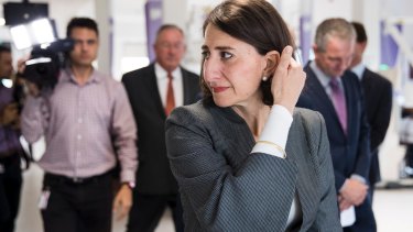 Premier Gladys Berejiklian's priorities have shifted according to the latest bundle of plans released this month. 