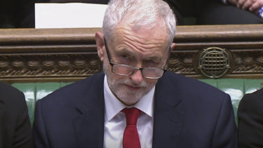 Labour leader Jeremy Corbyn is down eight MPs.
