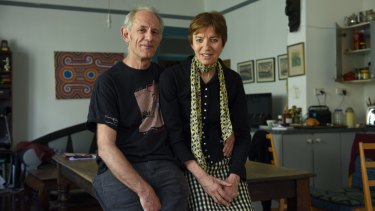 Liz Jackson with her husband Martin Butler in November, 2016. 