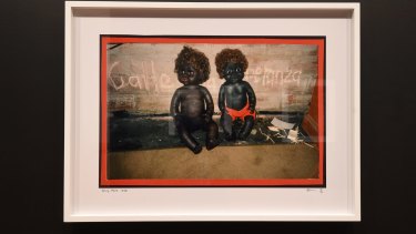 Destiny Deacon's 'Being There', part of Who's Afraid of Colour? at NGV Australia.