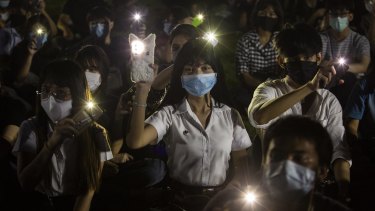 Student protestors in Thailand have been inspired by the Hong Kong protests.