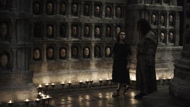 Thee Hall of Faces was inspired by  Hong Kong's Ten Thousand Buddhas Monastery.