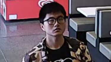 Yiwei Chu was last seen buying lunch in a Hungry Jack's.