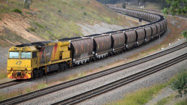 Adani's project hinges on a scaled down mine and reduced rail line connecting it to Aurizon's coal haulage network.