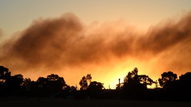 Fire broke out at SKM's recycling plant in Coolaroo in 2017. 