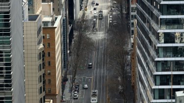 William Street in Melbourne's CBD.