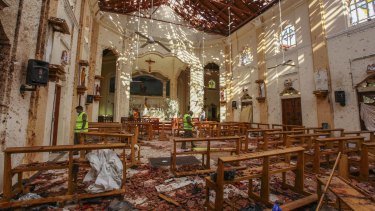 At least 110 people were killed at St Sebastian's Church, one of several bomb blasts across Sri Lanka on Easter Sunday.