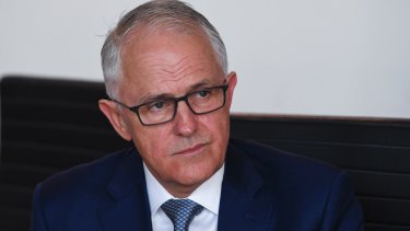 Former prime minister Malcolm Turnbull called the Liberals a progressive party - a term rejected by his conservative opponents.