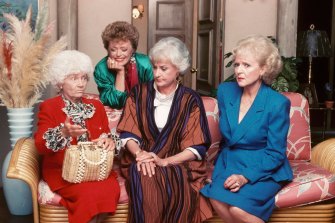 The characters in The Golden Girls were younger than Carrie and co in the latest series of Sex and the City.