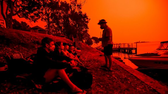 Mallacoota was a town under siege from fire over the new year.