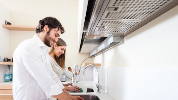 The couple who scrubs together stays together?