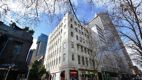 The Liberal Party headquarters at 104 Exhibition Street in Melbourne.