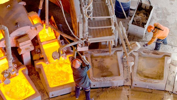 Gold miners lifted sharply on Wednesday.