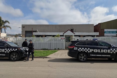 Raiding a Hell’s Angels clubhouse.