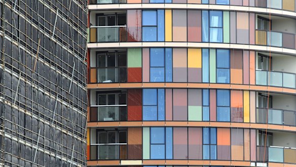 A residential development in Green Square. The single biggest challenge, Anderson says, is population increase.