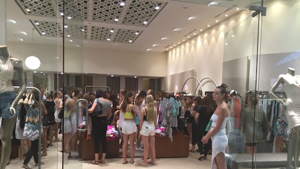 The centre is expected to trade as normal in a few hours. 