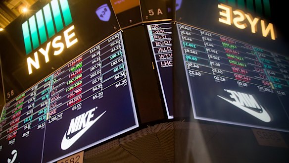 After an initial dip, Nike shares have rebounded and hit an all-time high overnight. 