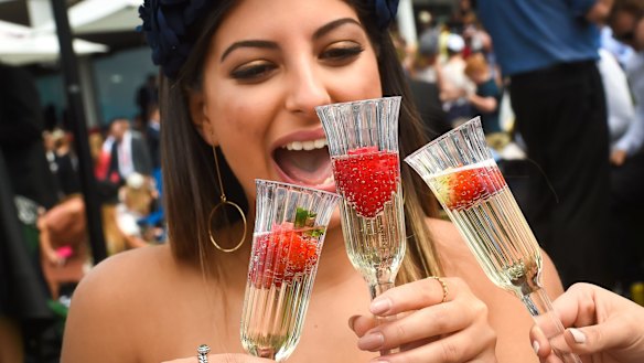 Woolworths said its bottle shops were at the pointy end of consumer sentiment, and shoppers were looking for savings on bubbly. 