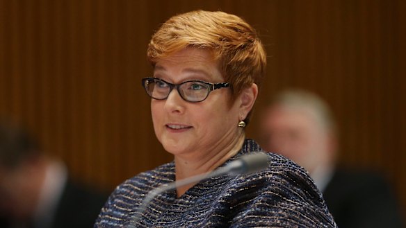 Bound for China: Marise Payne. 