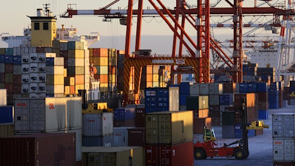 Fremantle Port is WA's only container port.